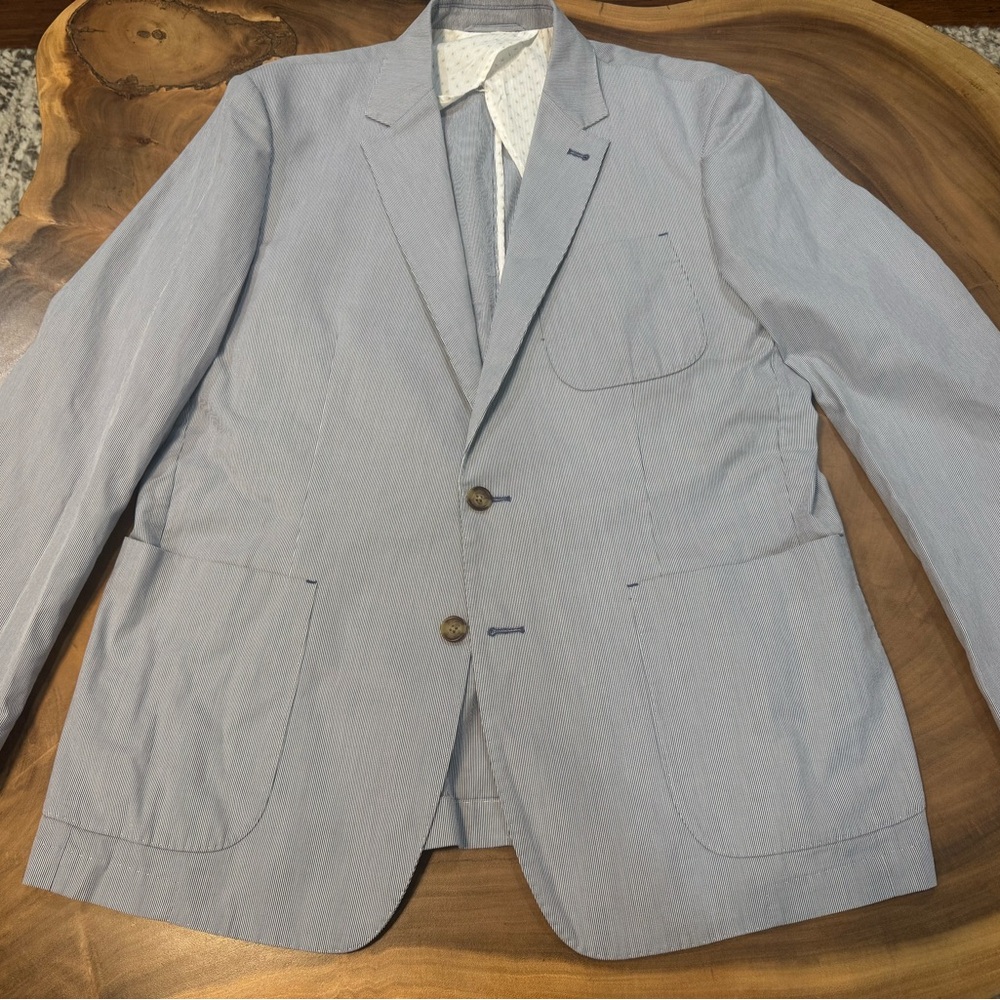 Peter Millar seersucker men’s blazer
